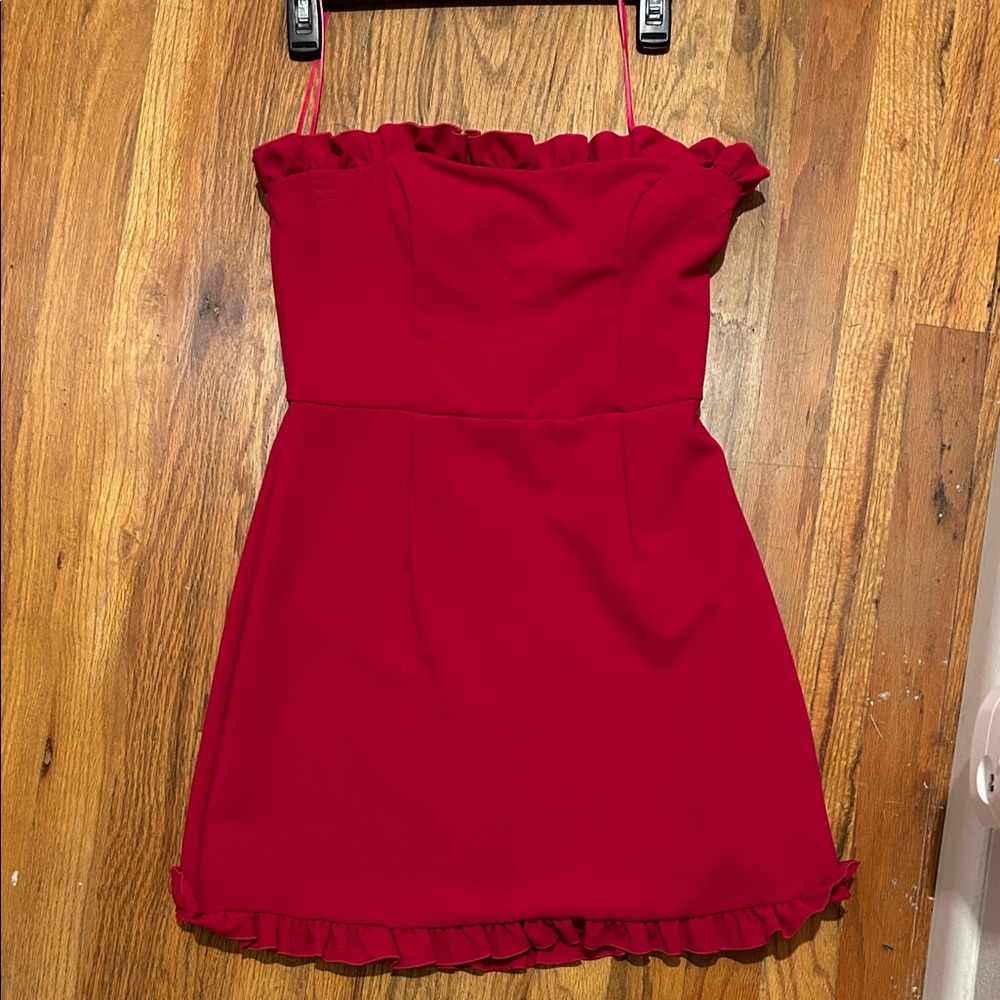 French Connection Vibrant Red Dress